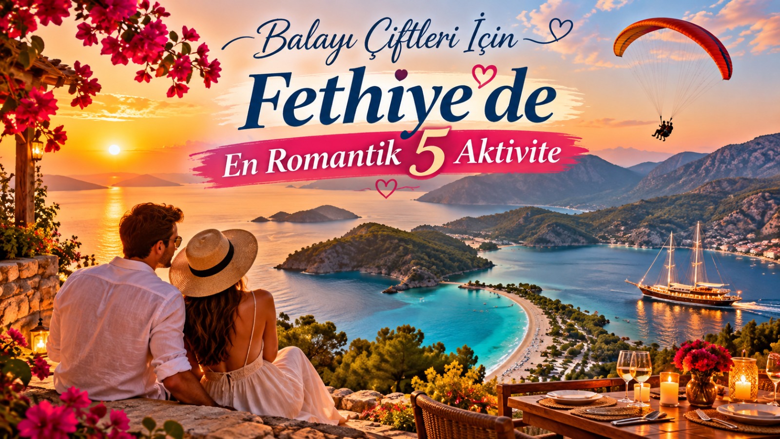 Fethiye'de Balayı Çiftler İçin En Romantik 5 Aktivite